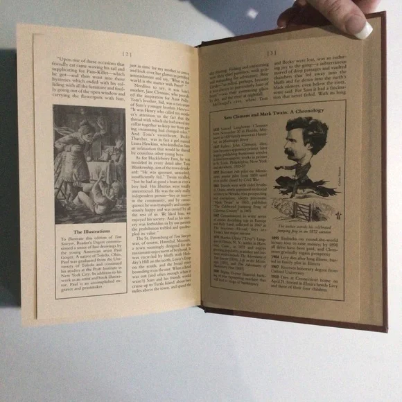 Tom Sawyer by Mark Twain Hardcover Book - Picture 13 of 14